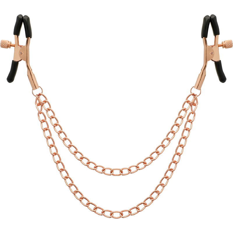 Begme - Black Edition Pinzas Pezones Con Cadena