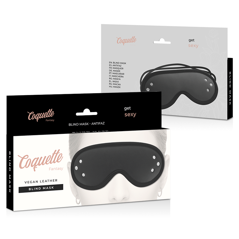Coquette Chic Desire - Fantasy Antifaz Cuero Vegano Con Forro De Neopreno