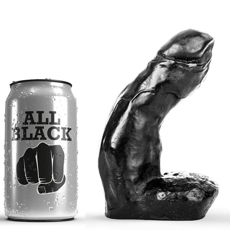 All Black Pene Realístico 15cm