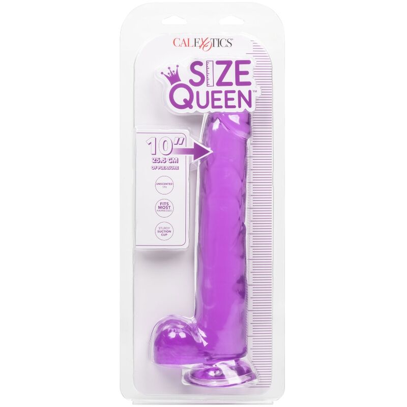 California Exotics - Size Queen Dildo Lila 25.5 Cm