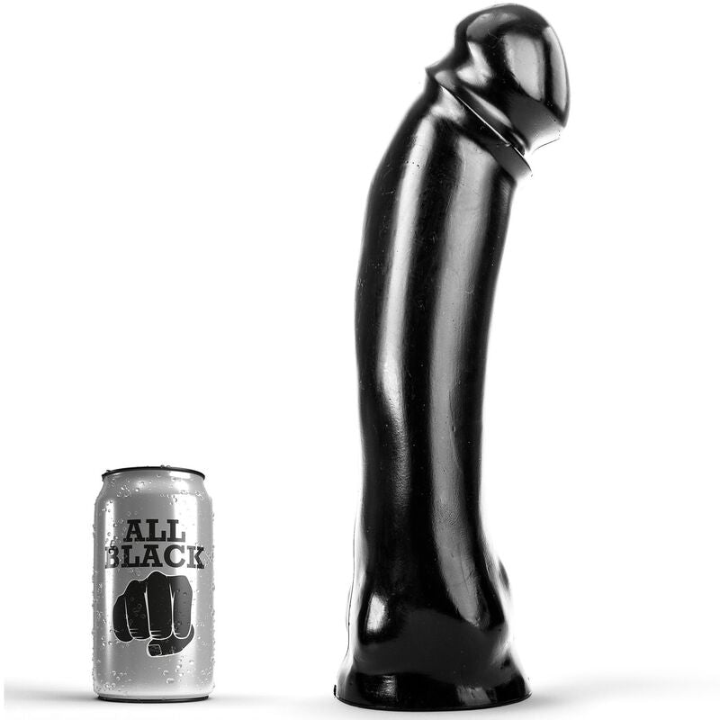 Dildo All Black Dong 33 Cm