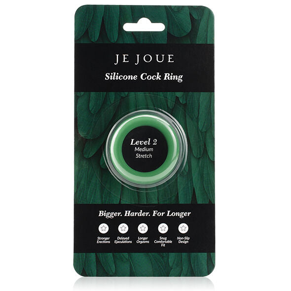 Je Joue - Anillo Silicona Verde - Estrangulamiento Medio