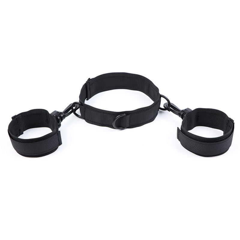 Ohmama Fetish - Esposas Y Collar De Nylon