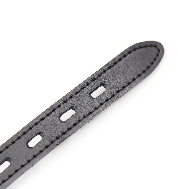 Ohmama Fetish - Mordaza Silicona Con Correa Piel (Candado Incluido)