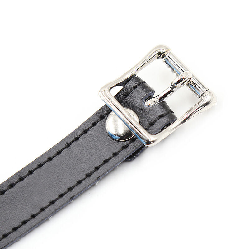 Ohmama Fetish - Mordaza Silicona Con Correa Piel (Candado Incluido)