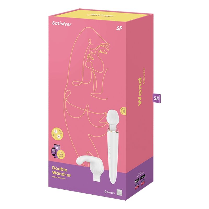 Satisfyer - Double Wander App Blanco