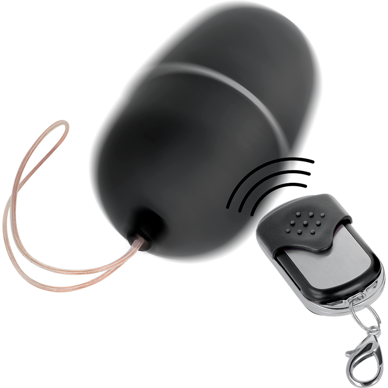 Online - Huevo Vibrador Control Remoto M Negro