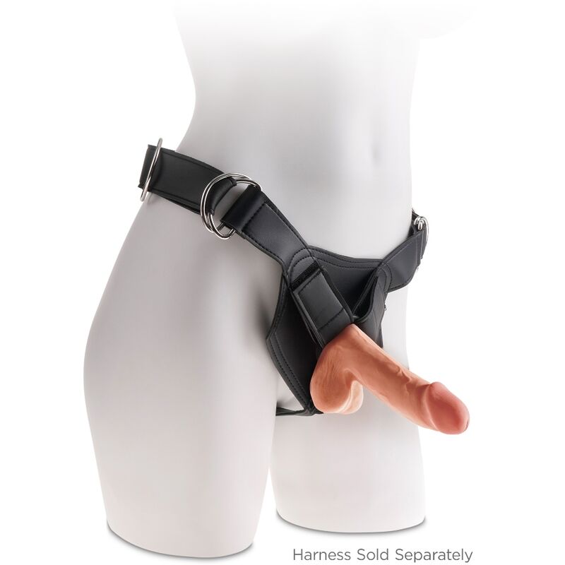King Cock - Plus 3d Dildo Con Testiculos 17 Cm