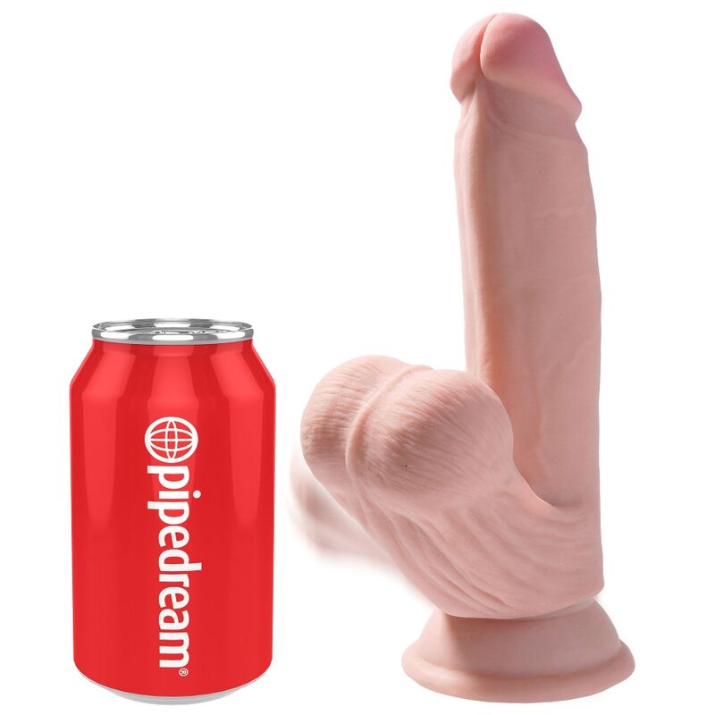 Pene Realístico 3d Cock Swinging Balls 21,5cm