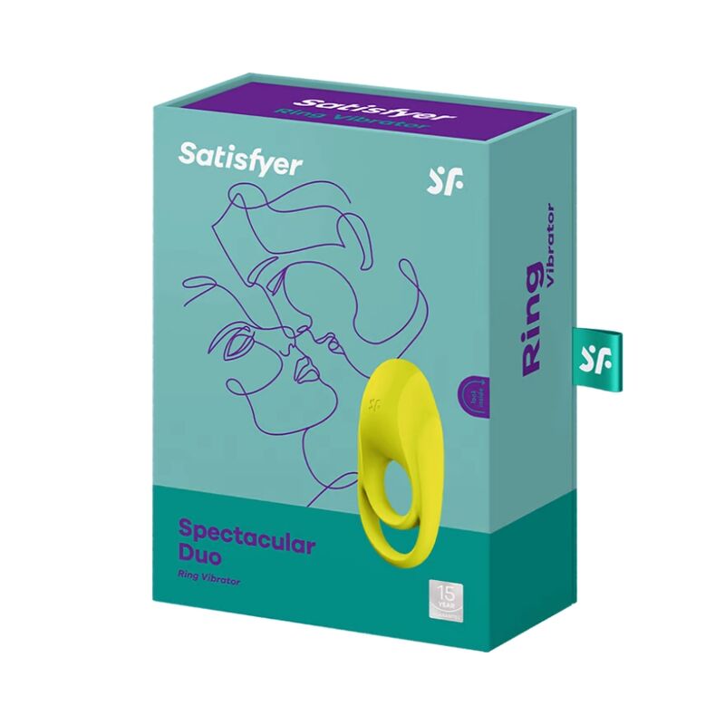 Satisfyer - Spectacular Duo Anillo Vibrador Amarillo