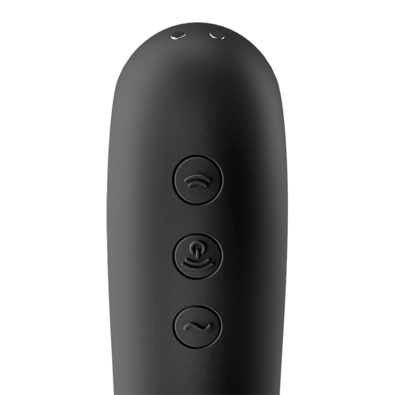 Satisfyer - Dual Kiss Estimulador Clitoris Negro