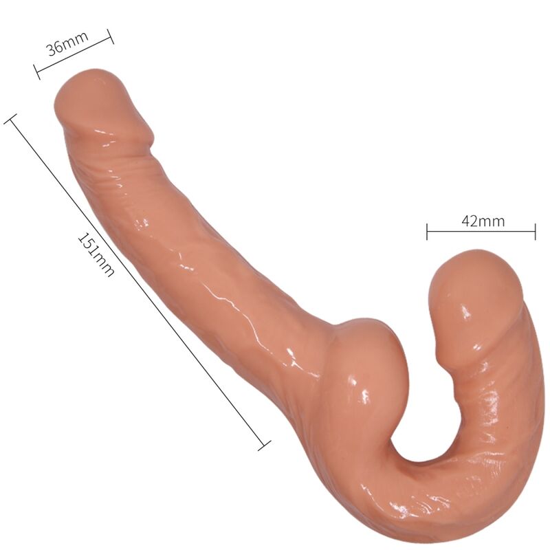 Baile - Ultra Passionate Harness Dildo Con Arnés Sin Sujeción