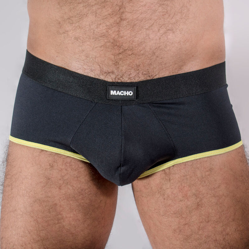 Macho - Ms24a Calzoncillo Brief Dark Amarillo S