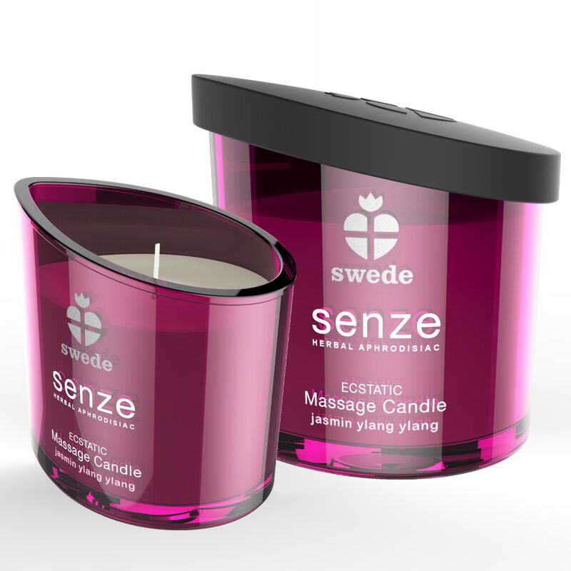 Swede - Senze Ecstatic Vela Masaje - Jazmín, Ylang Ylang