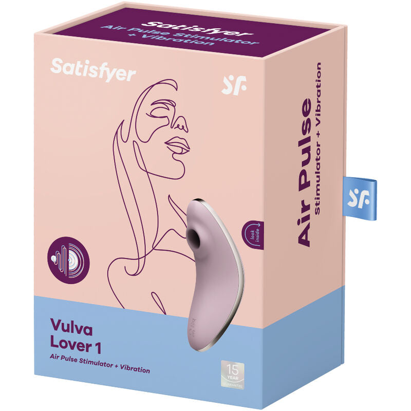 Satisfyer - Vulva Lover 1 Estimulador Y Vibrador Violeta
