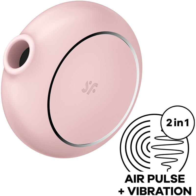 Satisfyer Pro To Go 3 Estimulador Y Vibrador Doble - Rosa