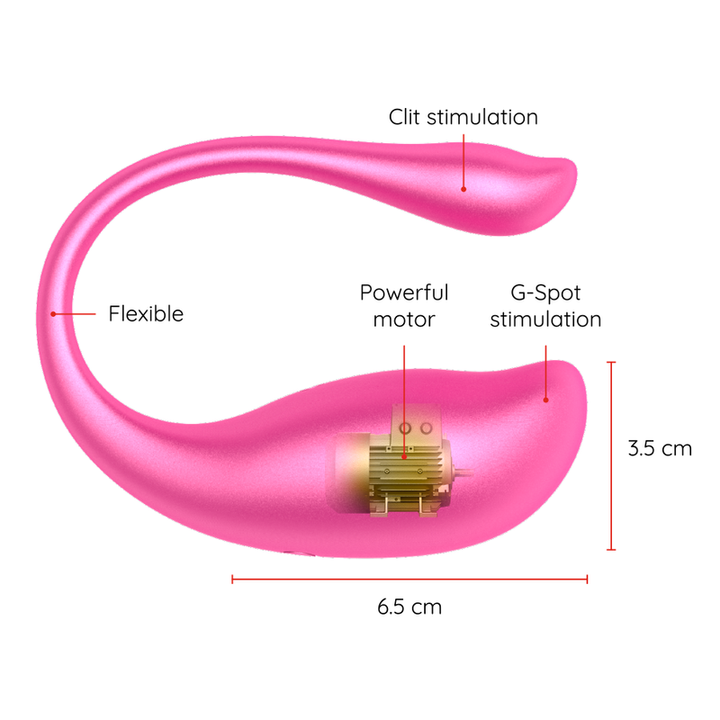 Oninder - Nairobi Huevo Vibrador Rosa - App Gratuita