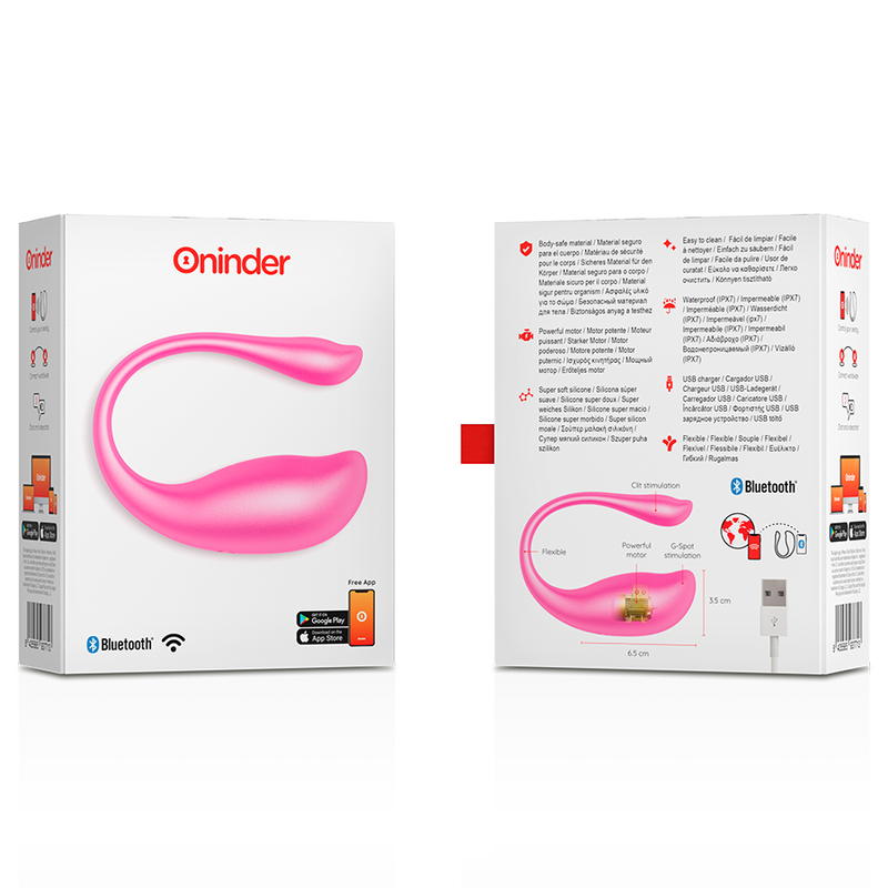 Oninder - Nairobi Huevo Vibrador Rosa - App Gratuita