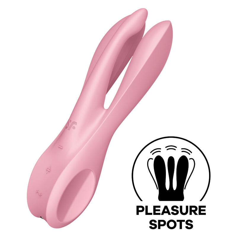 Vibrador Satisfyer Threesome 1 - Rosa