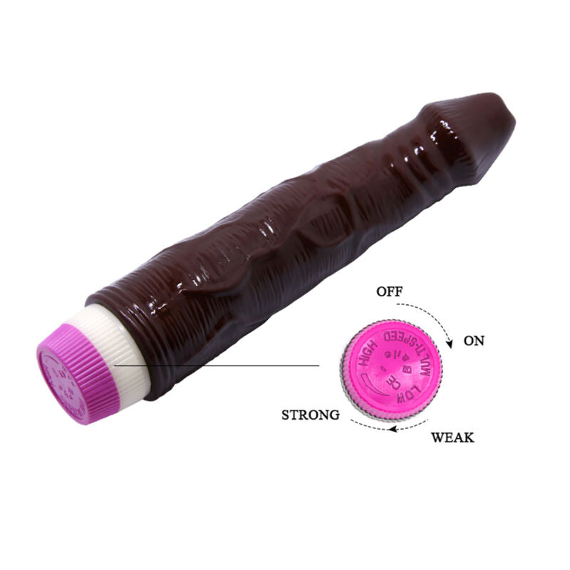 Baile - Waves Of Pleasure Vibrador 23 Cm Marrón