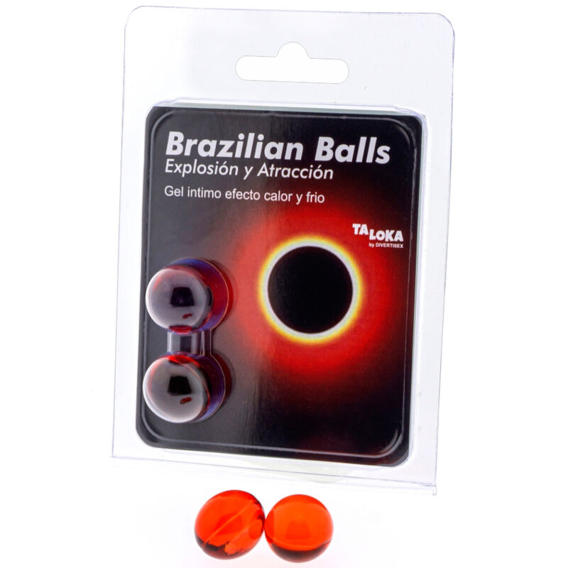 2 Brazilian Balls Explosion De Aromas Gel Excitante Efecto Calor Y Frio