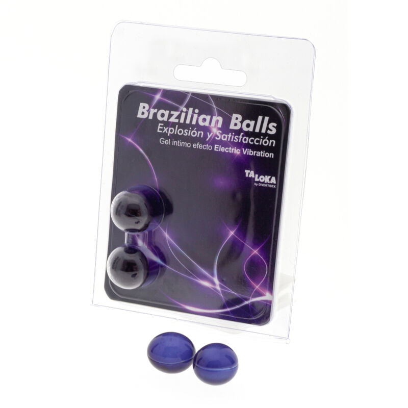2 Brazilian Balls Explosion De Aromas Gel Excitante Efecto Electric Vibración