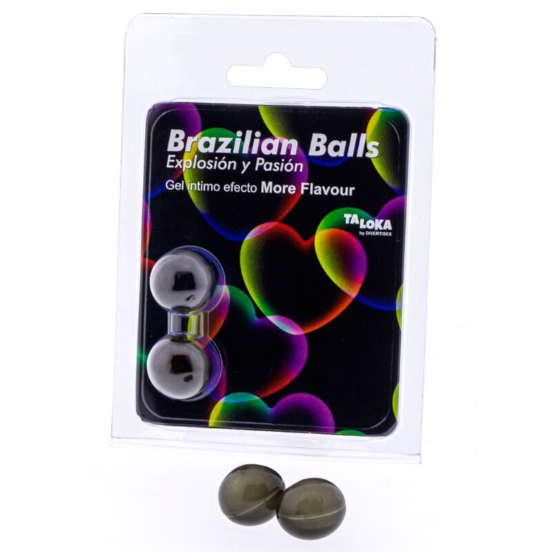2 Brazilian Balls Explosion De Aromas Gel Excitante Efecto More Flavour