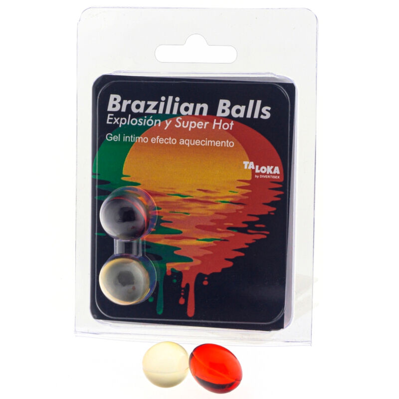 2 Brazilian Balls Explosion De Aromas Gel Excitante Efecto Supercalentamiento