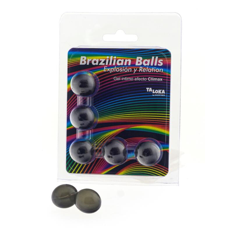 5 Brazilian Balls Explosion De Aromas Gel Excitante Efecto Climax