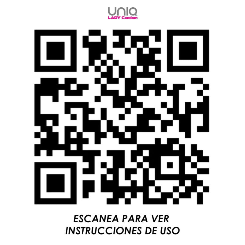 Uniq - Lady Condom Preservativos Femeninos Con Liguero Sin Latex 3 Unidades