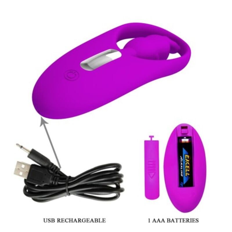 Pretty Love - Wild Rabbit Estimulador Para Braguita Con Control Remoto Lila