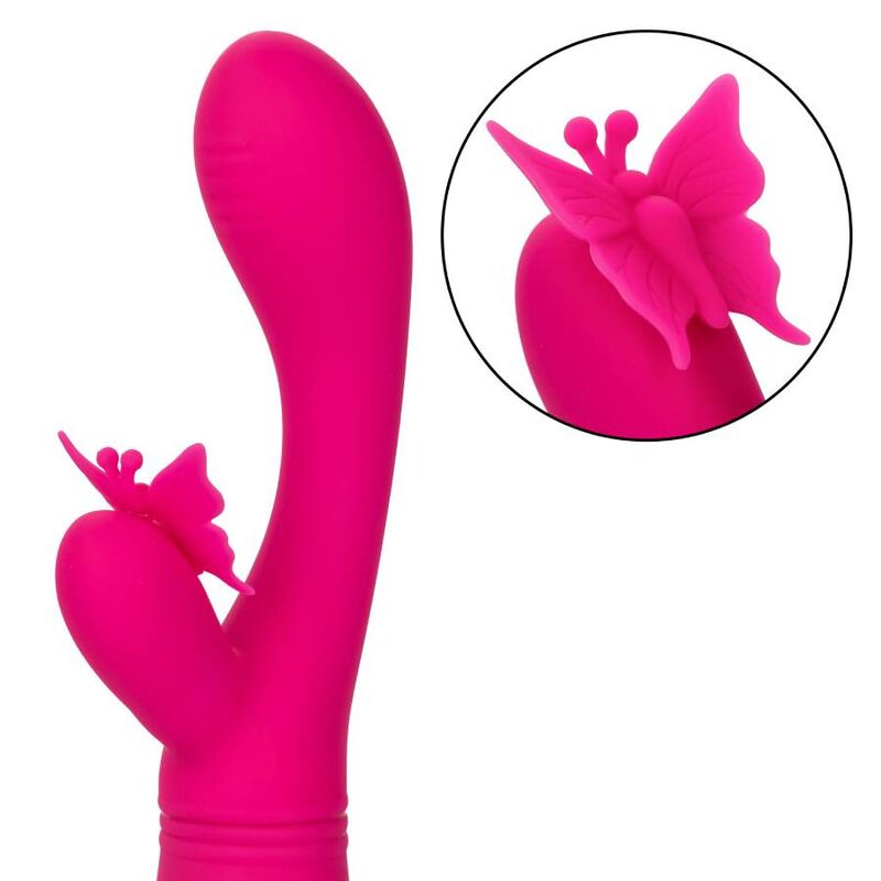 Vibrador California Exotics Butterfly Kiss Flutter Rosa