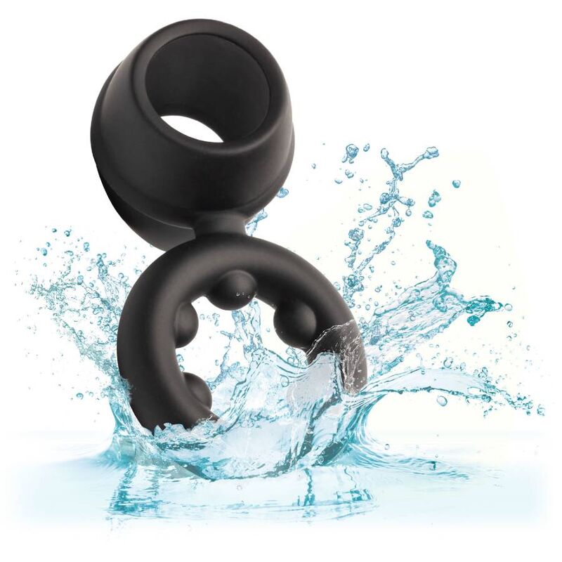 Funda Para El Pene California Exotics Alpha Dual Magnum Ring Negro