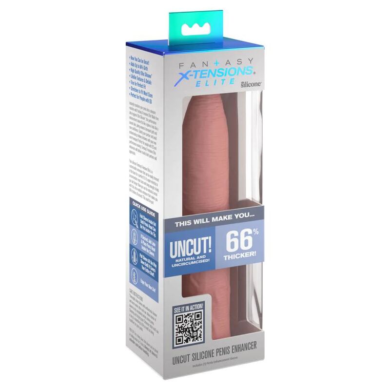 Funda Para El Pene Pipedreams Extension Sleeve Uncut 17,78 Cm Skin