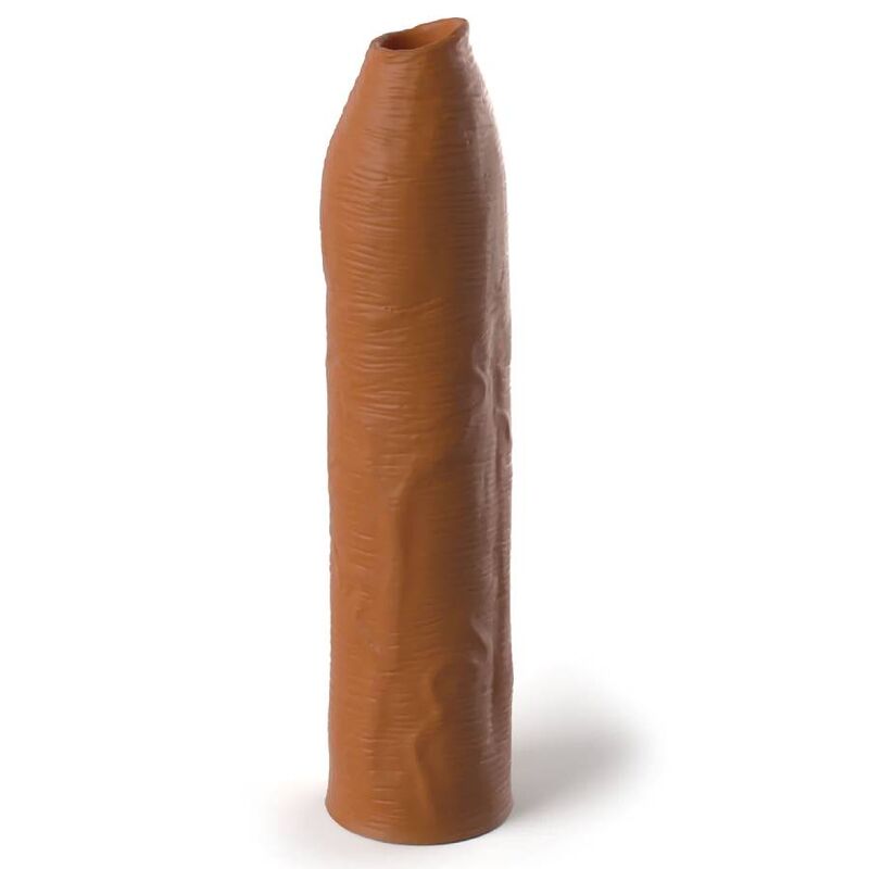 Funda Para El Pene Pipedreams Extension Sleeve Uncut 17,78 Cm Caramel