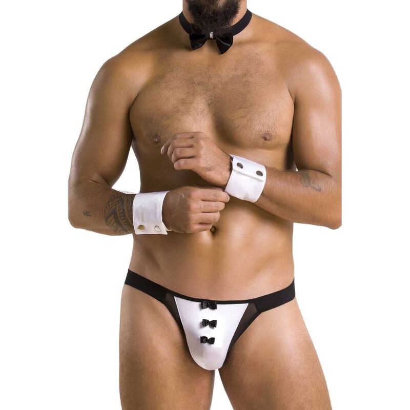 Passion - 036 Slip Alfrojo Negro L/Xl