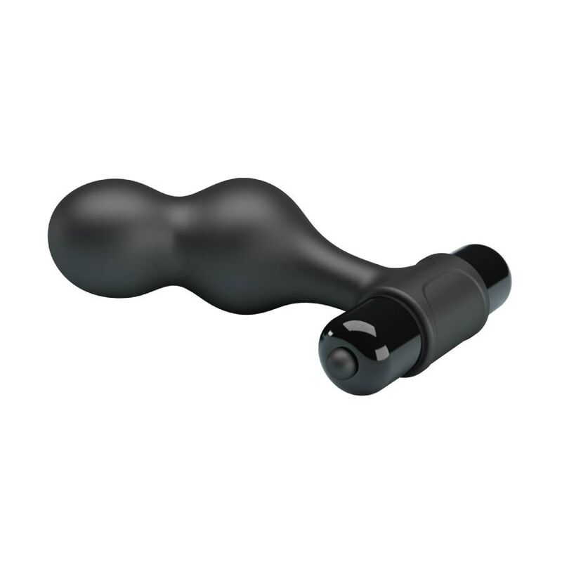 Mr Play - Plug Anal Vibrador De Silicona Negro