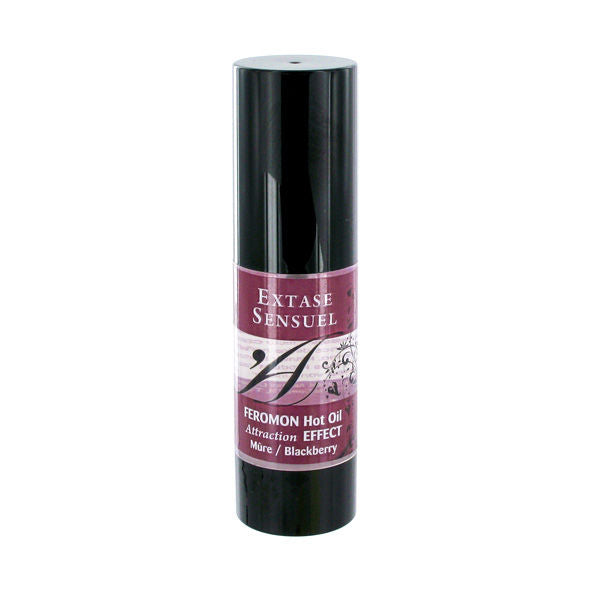 Extase Sensual - Aceite Masaje Efecto Calor Con Feromonas Mora 30 Ml