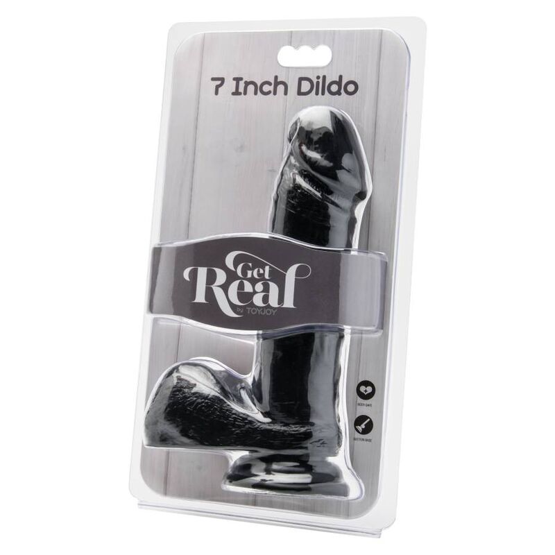 Pene 18cm Con Testiculos Negro