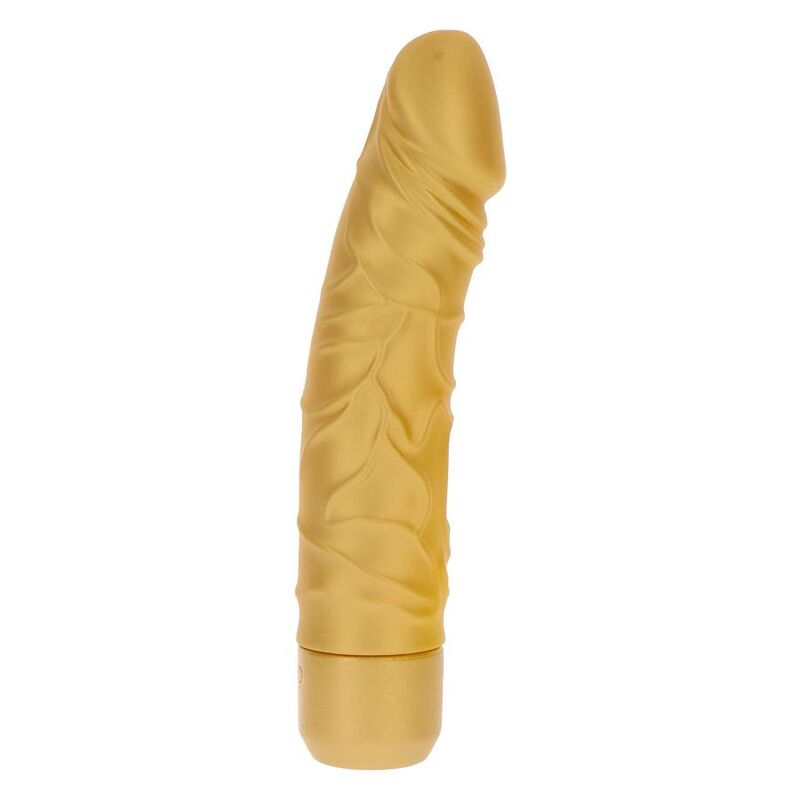 Get Real - Gold Dicker Original Vibrador Dorado