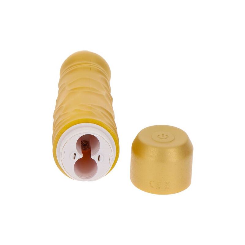 Get Real - Gold Dicker Original Vibrador Dorado