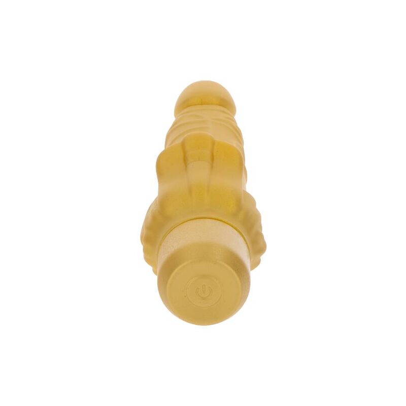 Get Real - Gold Dicker Stim Vibrador Dorado