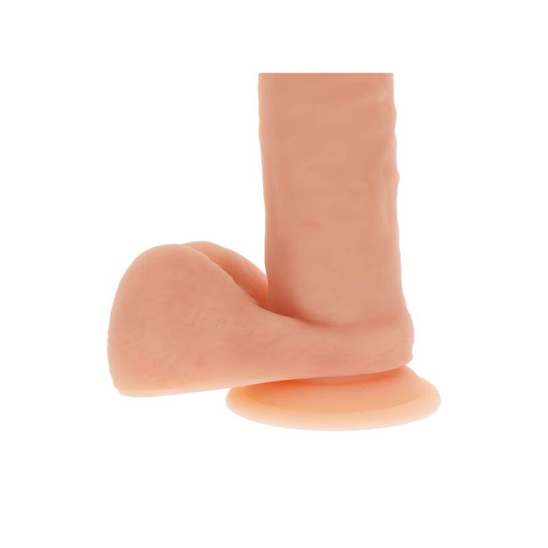 Pene Realístico De Silicona Con Testículos 18cm