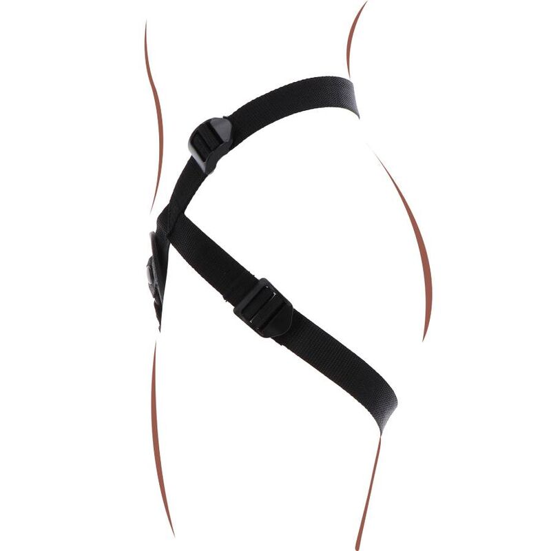 Get Real - Strap-on Harnés Negro