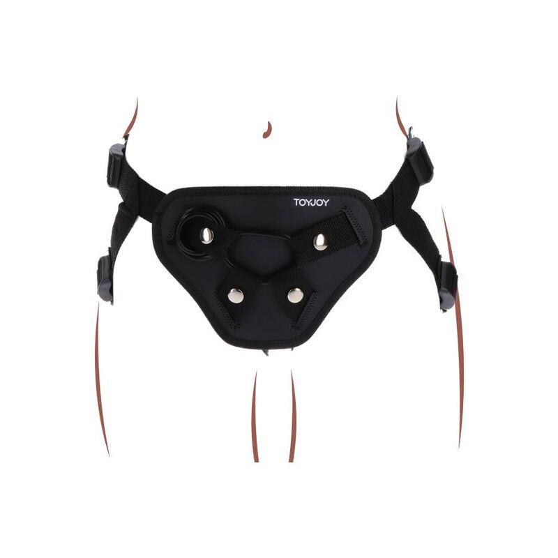 Get Real - Strap-On Deluxe Harnes Negro