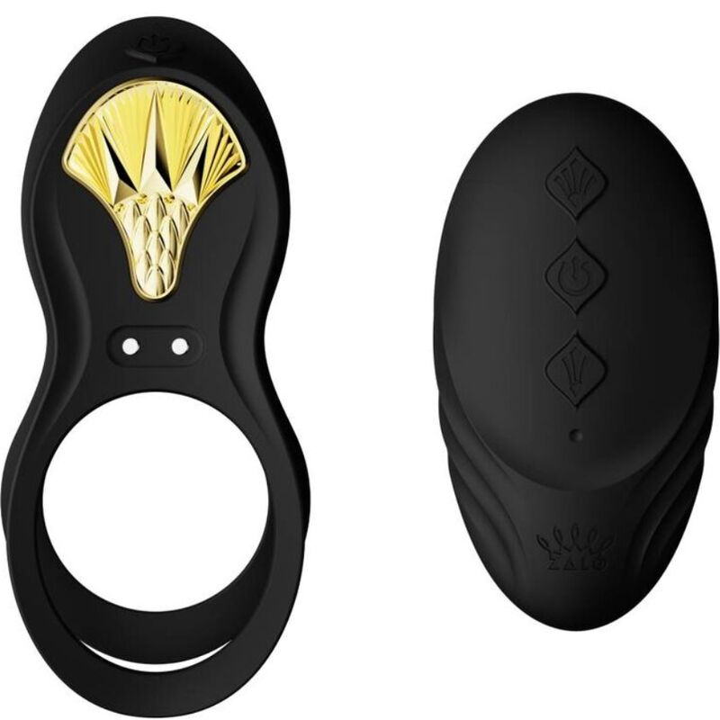 Zolo - Bayek Anillo Vibrador Control Remoto Parejas Negro