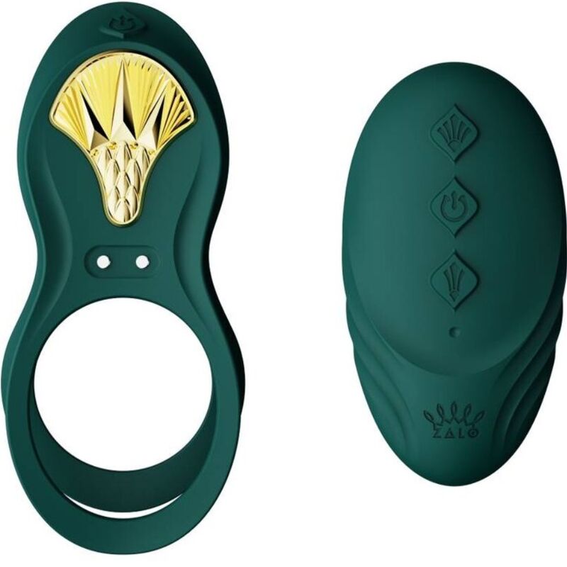 Zolo - Bayek Anillo Vibrador Control Remoto Parejas Verde