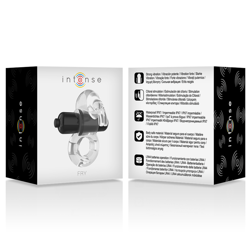Intense - Fry Anillo Vibrador Transparente