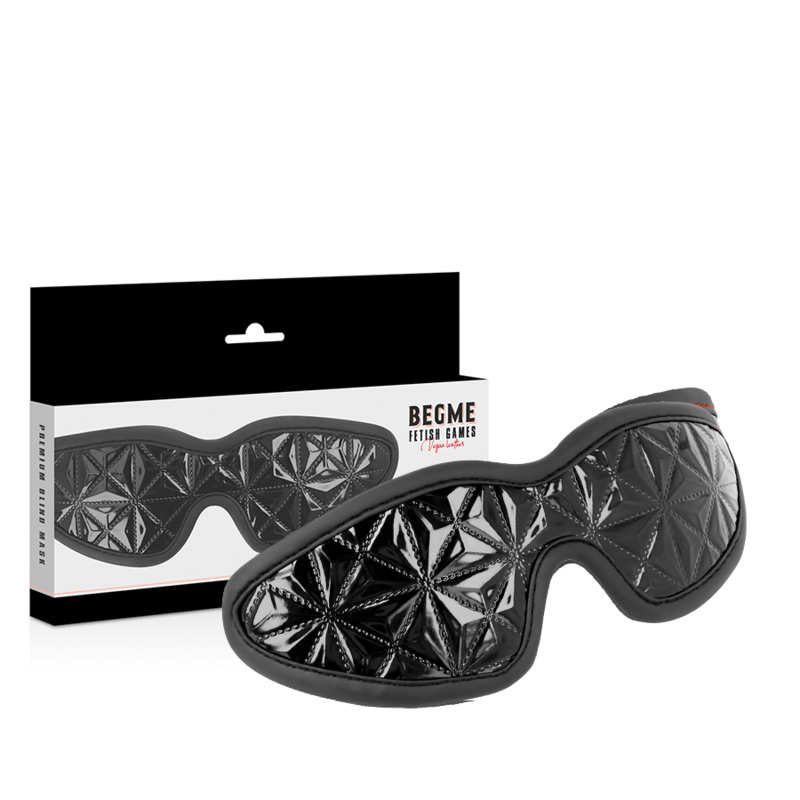 Begme - Black Edition Antifaz Elastico Con Forro De Neopreno