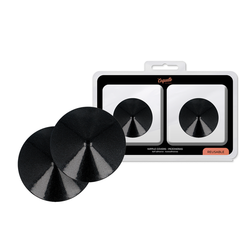 Coquette Chic Desire - Cubre Pezones Circulos Negros
